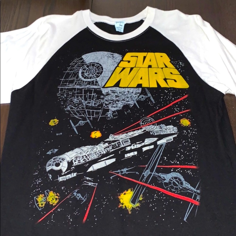 STAR WARS Half Length Sleeve Tee | Medium